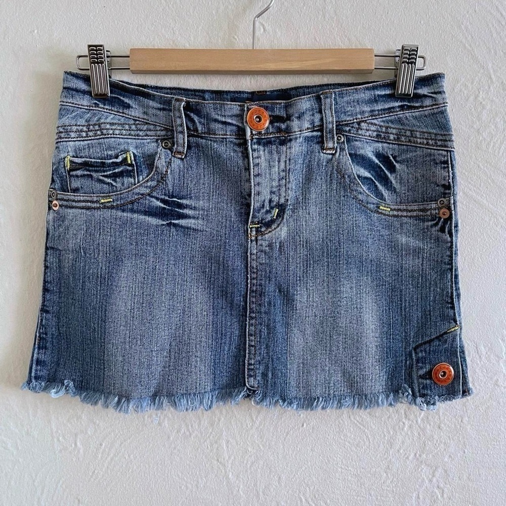 Y2K Sargent Pepper Denim Mini Skirt Size 5